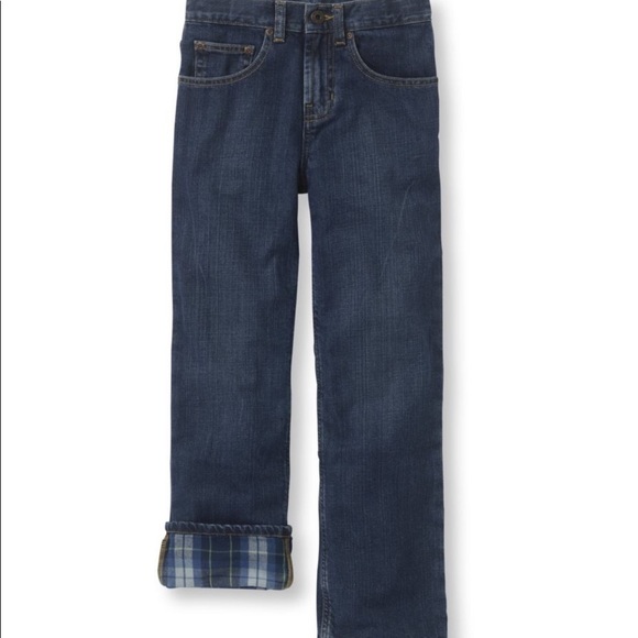 L.L. Bean Other - NWT Boys LLBean denim flannel lined jeans